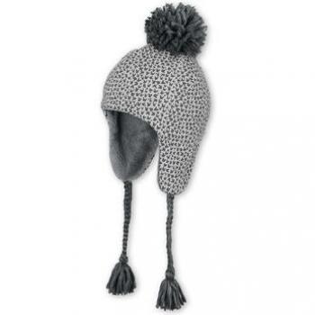 Casquette Argent Mélangé Inca pour Filles Sterntaler