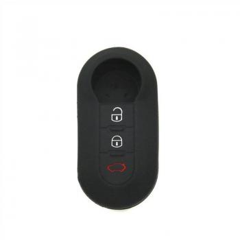 Housse de télécommande Fiat 3 boutons en silicone