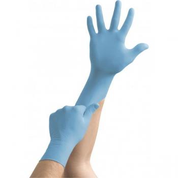 Gants en nitrile Ansell VersaTouch 92-200, protection contre liquides, taille 6.5-7, boîte de 100