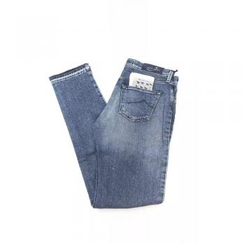 Jacob Cohën Elegant Slim-Fit Fringe Jeans