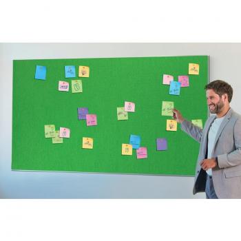 Nobo Impression Pro Widescreen Green Felt Board 1220x690mm