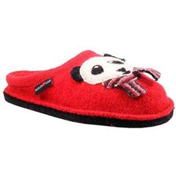 Panda Rosso Pantofole Hafflinger in Feltro Lana 38