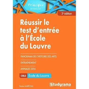 Réussir le test d'entrée à l'école du Louvre