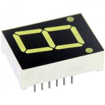 TRU Components 9.9 mm Blue Seven‑Segment Display 3.2 V – 1 Digit (BAG 39)