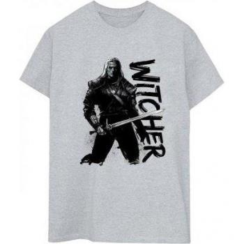 T-Shirt XL “Sketch de Geralt Cotton” – Versión Blanca, para Fans