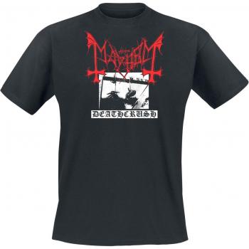 Mayhem – T‑Shirt noir “Deathcrush” (S à XXL, homme)