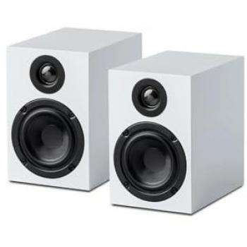 Project Speaker Box 3 E – Hochglanz‑Weiß, 80 W, Paar