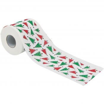 Funny Christmas Bathroom Tissue Roll with Santa Claus Design HJL2019