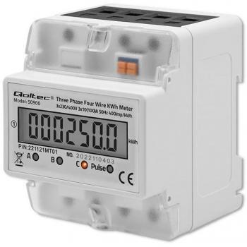 Contatore di consumo energetico trifase 400V
