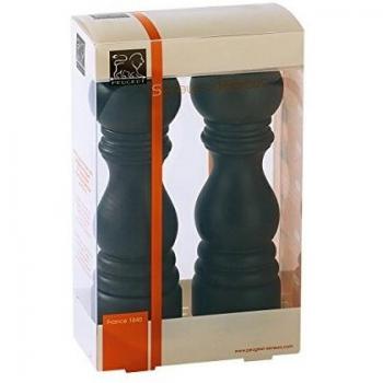 Peugeot Duo moulin à poivre & à sel Paris bois chocolat 18 cm