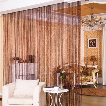 Tassel Flash Line Curtain 100x200cm