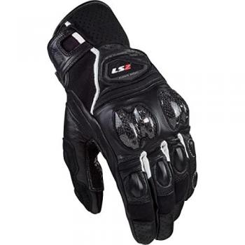 LS2 Spark II Leder-Motorradhandschuhe perforiert