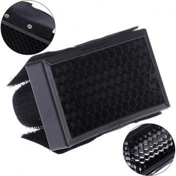 Speedlight Honeycomb Grid Flash Diffuser Softbox 1PC 47*80mm