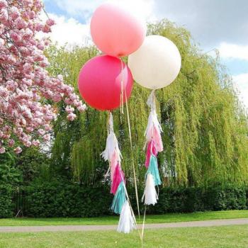 Ballon d'anniversaire rond en latex 36 pouces