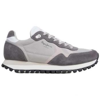 Pepe Jeans Brit-On Prints W Sneaker Grau EU 40