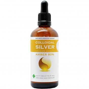 Premium Colloidal Silver 80% Antibacterial Dropper 100ml