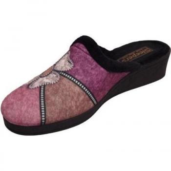 Mule Pantofole Lady Kimberly 8 UK Grigio-Violetto