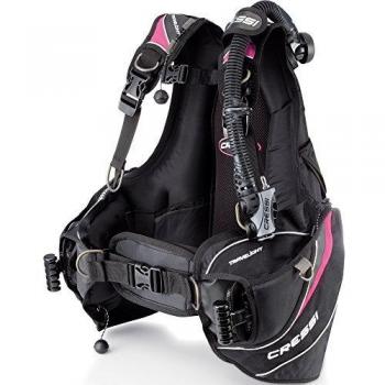 Cressi Damen Travelight Schwimmweste Schwarz/Pink XS