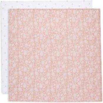Jollein Buitendoekjes 2-pack Paisley & Halo Rozenhout 70x70cm