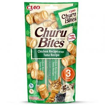 Biscotti Churu in Pollo per Gatto Inaba, confezione da 12