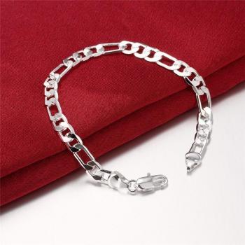 Stilvolles Silberarmband für Verlobungen und Partys