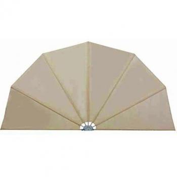Side-Panel Foldable Garden Awning, Cream – 160 cm