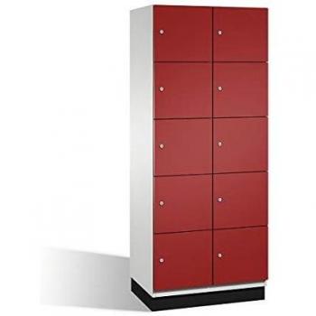C&P 10-Door Steel Storage Locker