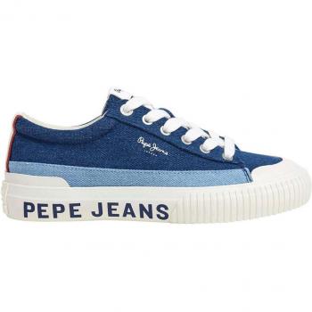 Pepe Jeans per Ragazzo PBS30589 Sneakers Ben Denim B Blu (39)