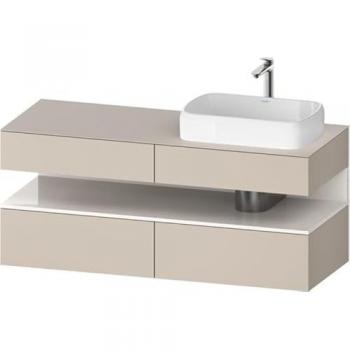 Duravit Qatego Mobile Sotto Lavandino in Forma di Console a 2 Cassetti