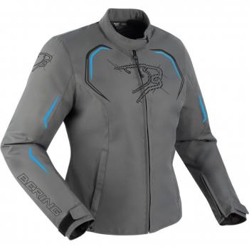 Bering Dundy veste textile de moto pour dames imperméable à l’eau Gris Bleu taille : 42