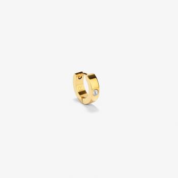 Pendientes Radiant de Acero Dorado para Hombre P.perez
