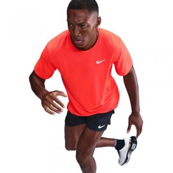 Miler Uomo Rosso Manica Corta Poly