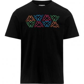 Manica Corta Kappa Fuiamo “Graphik” Nero 3XL