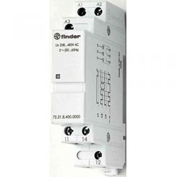 Contrôleur de phase triphasée 1RT 6 A, 208 V / 480 V – Finder 706184000000PAS