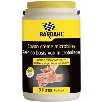 Savon-crème avec microbilles de Bardahl 3 L