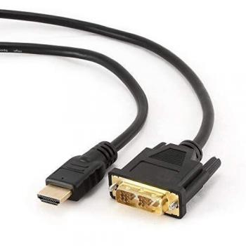 Câble vidéo mâle mâle HDMI-DVI Gembird (0.5M, or)