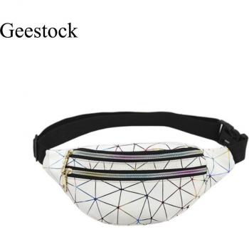 Ceinture banane holographique Geestock pour femmes