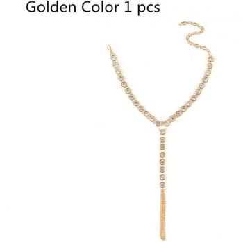 Gem Foot Jewelry Multilayer Anklet