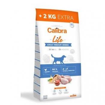 Calibra Hundefutter für Erwachsene mittelgroße Rassen Huhn 14kg