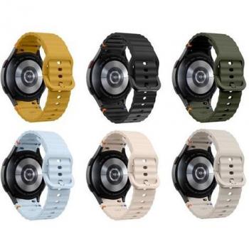 Pack 6 Bracelets Éco-TPU, Couleurs Vives – Galaxy Watch 6/7/FE