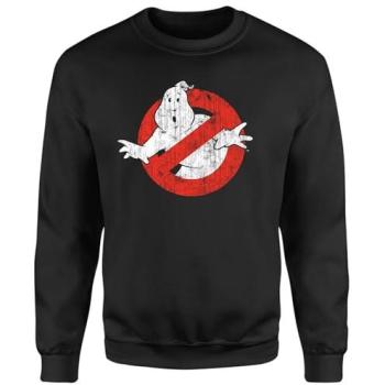 Original Ghostbusters Vintage Logo Crewneck – Black, S