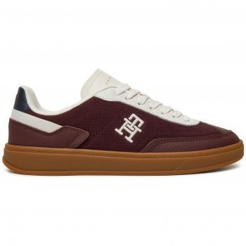 Plateau‑Freizeitschuh Tommy Hilfiger „Heritage Sneaker“ – Dunkelrot, Größe 39