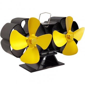 Ventilateur à 8 pales pour brûleur à bois