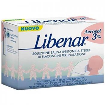 Libenar Solution Saline Ipertonique 18 Flacons de 5 ml