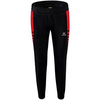 Pantaloni da lavoro Erima Six Wings neri/rossi