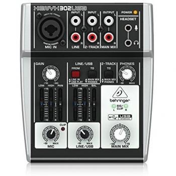 Behringer Xenyx 302 USB Mischpult für Studio und Live