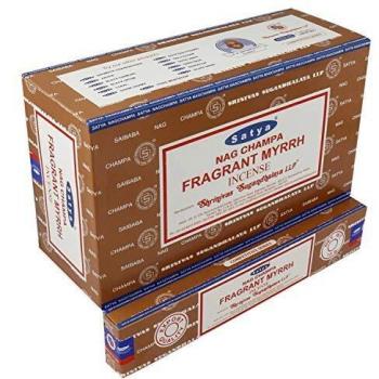 Satya Brown Myrrh Incense Sticks