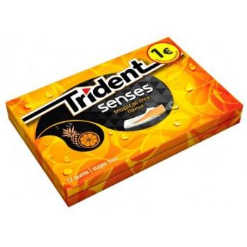 Trident Senses Tropical Mix 12 Paquetes