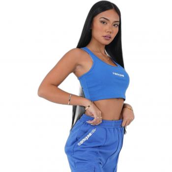 Women's Sixth June Basic Logo Crop T-Shirt