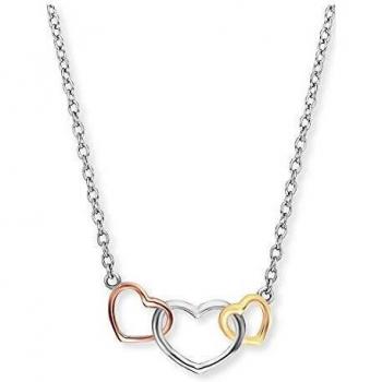 Chaîne Engelsrufer Argentée à Motifs de Cœur